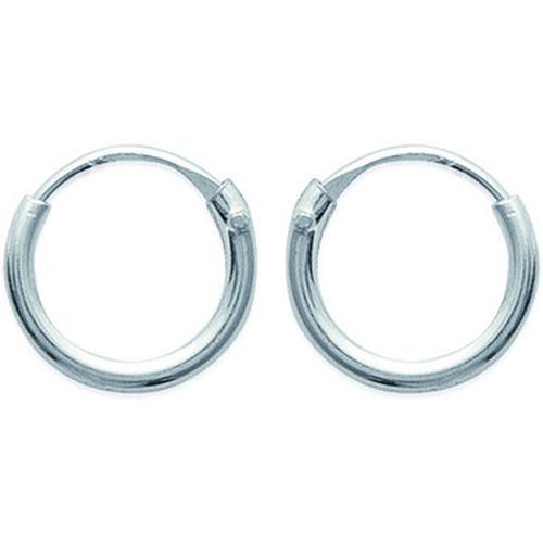 Bijoux piercing Créoles argent fil rond 1mm 8 mm - Brillaxis - Modalova