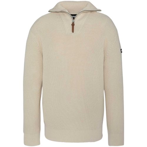 Sweat-shirt Pull a col zippe Ref 61337 Off White - Schott - Modalova