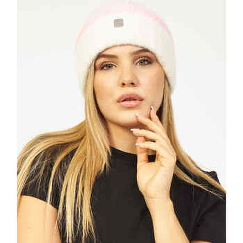 Chapeau Bonnet en laine mélangée color block avec logo - BOSS - Modalova