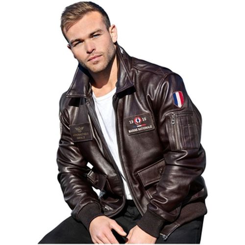 Blouson Blouson cuir Marine Nationale Ref 60428 - Daytona - Modalova