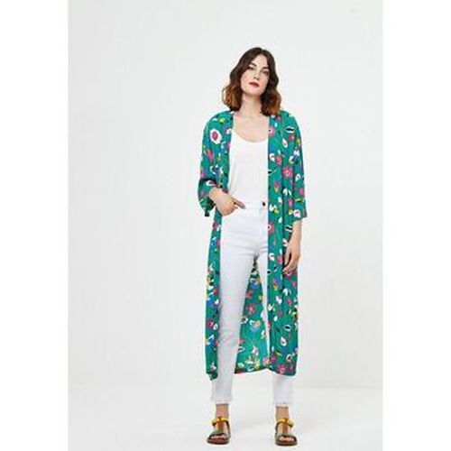 Robe Kimono Fiori Green 520JULY922 - Surkana - Modalova
