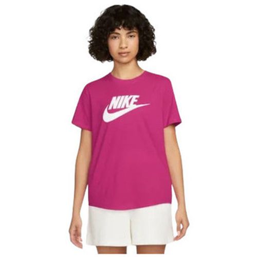 T-shirt TEE SHIRT FUSHIA - FIREBERRY/WHITE - L - Nike - Modalova