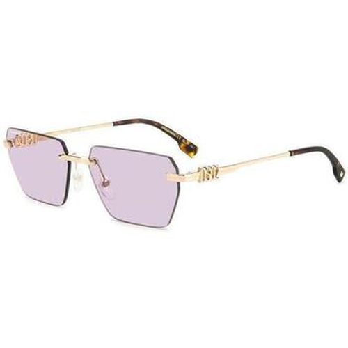 Lunettes de soleil D2 0102/S Lunettes de soleil, Or/Violet, 58 mm - Dsquared - Modalova