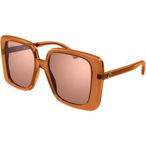 Lunettes de soleil GG1314S Lunettes de soleil, Orange/Orange, 55 mm - Gucci - Modalova