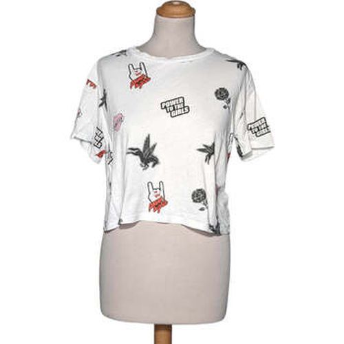 T-shirt top manches courtes 38 - T2 - M - H&M - Modalova
