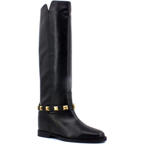 Bottines Santa Monica Stivale Donna Nero 4003 - Via Roma 15 - Modalova