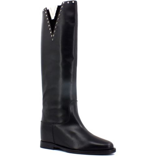 Bottines Santa Monica Stivale Donna Nero 3991 - Via Roma 15 - Modalova