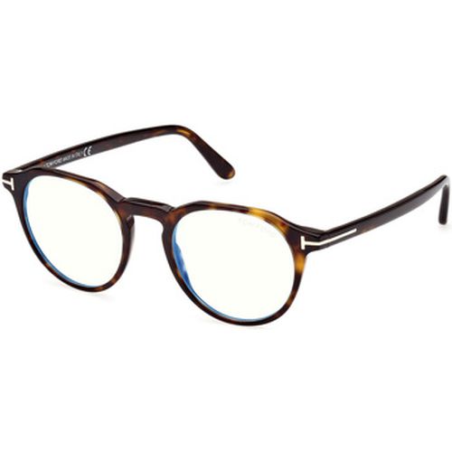 Lunettes de soleil FT5833-B Cadres Optiques, Havana, 49 mm - Tom Ford - Modalova