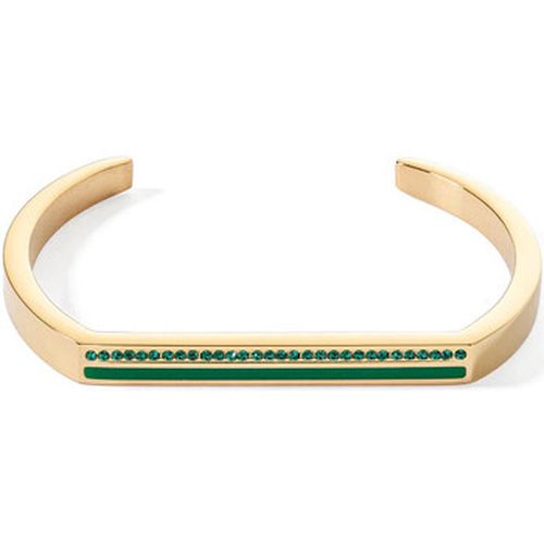 Bracelets Bracelet jonc Cuff Square doré/vert - Coeur De Lion - Modalova