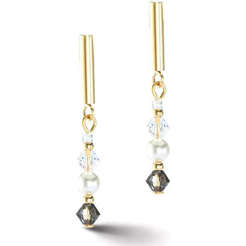 Boucles oreilles Boucles d'oreilles Princess Pearls gri s cristal - Coeur De Lion - Modalova