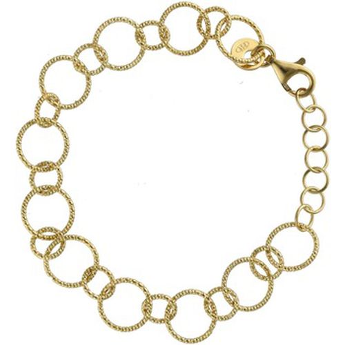 Bracelets Bracelet Argent Cercles Diamantés - Orusbijoux - Modalova