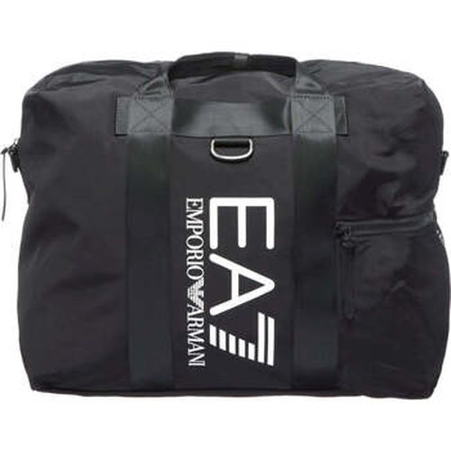 Sac de sport black white logo casual gym bag - Emporio Armani EA7 - Modalova