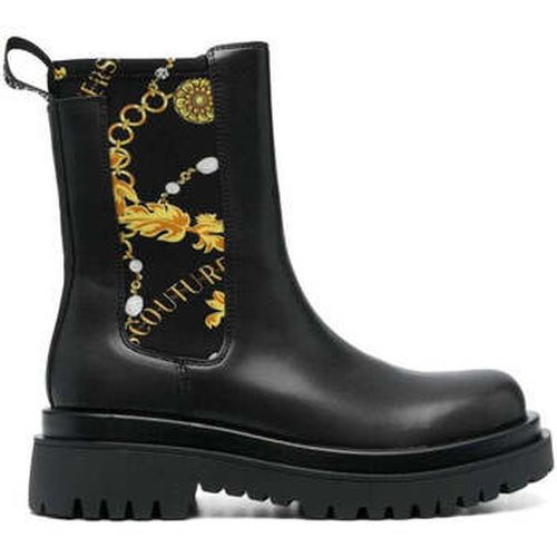 Bottines drew booties black gold - Versace Jeans Couture - Modalova