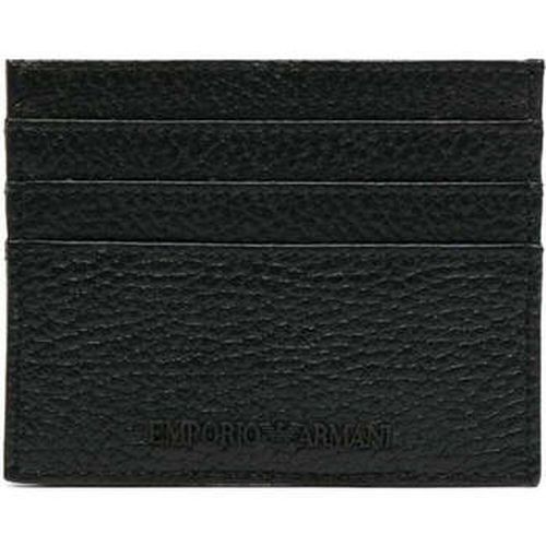 Portefeuille nero casual card holder - Emporio Armani - Modalova