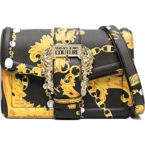 Sac à main couture a spalla bag black gold - Versace Jeans Couture - Modalova