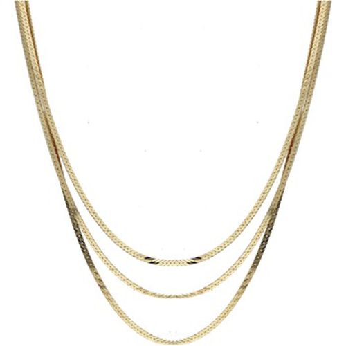 Collier Collier Argent Triples Mailles Serpentine - Orusbijoux - Modalova