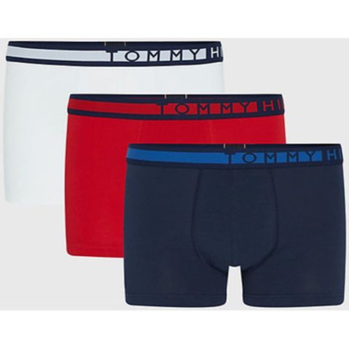 Caleçons Lot de 3 boxers marine, rouge et blanc en coton - Tommy Hilfiger - Modalova