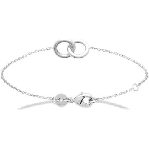 Bracelets Bracelet anneaux entrelacés argent rhodié - Brillaxis - Modalova