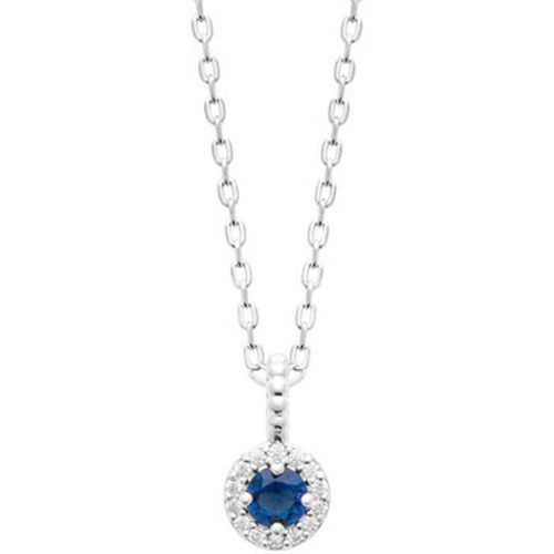 Collier Collier argent rhodié pendentif oz bleu 45 cm45 - Brillaxis - Modalova