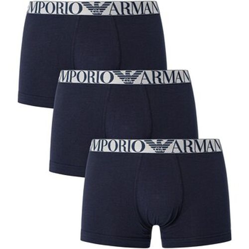 Caleçons Lot de 3 boxers en coton biologique - Emporio Armani - Modalova