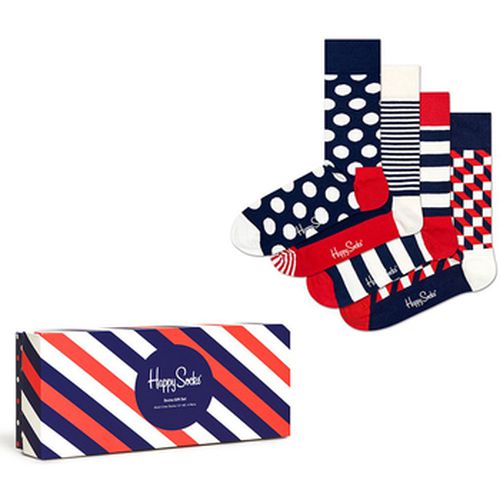 Chaussettes Classic Navy 4-Pack Gift Box - Happy socks - Modalova