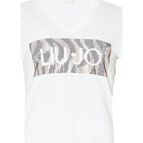 T-shirt T-shirt avec logo et strass - Liu Jo - Modalova