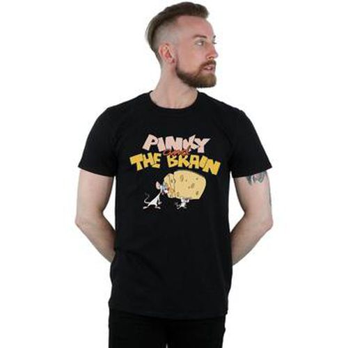 T-shirt Pinky And The Brain Cheese Head - Animaniacs - Modalova