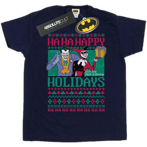 T-shirt Ha Ha Happy Holidays - Dc Comics - Modalova