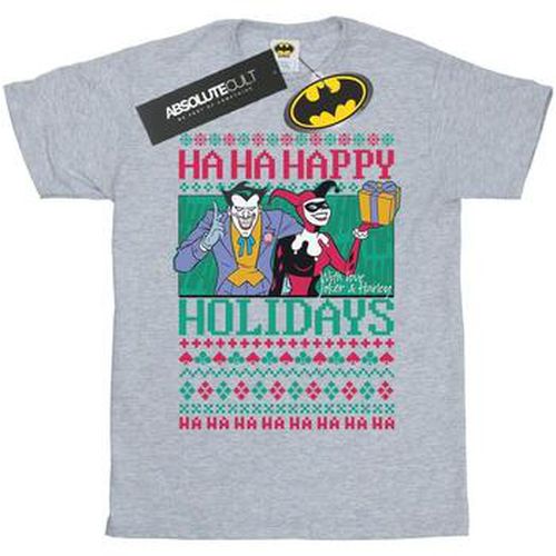 T-shirt Ha Ha Happy Holidays - Dc Comics - Modalova