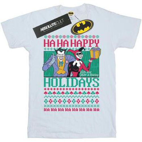 T-shirt Ha Ha Happy Holidays - Dc Comics - Modalova