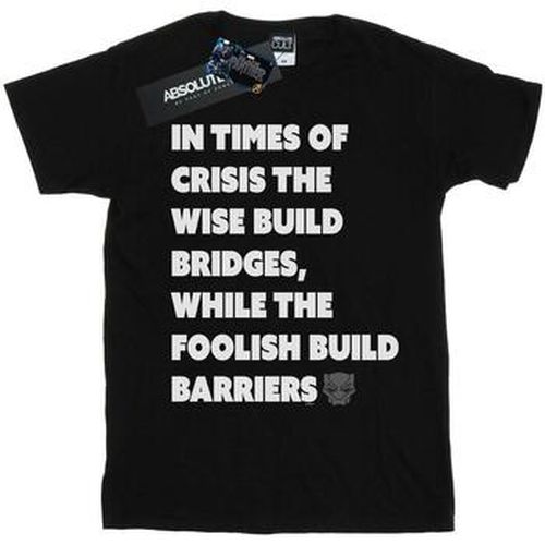 T-shirt Black Panther Times Of Crisis - Marvel - Modalova