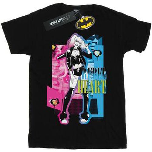T-shirt Harley Quinn Rebel Heart - Dc Comics - Modalova