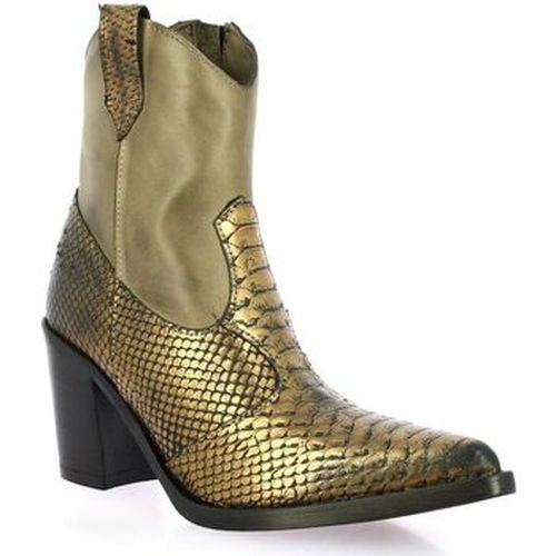 Boots Boots cuir python - Emanuele Crasto - Modalova