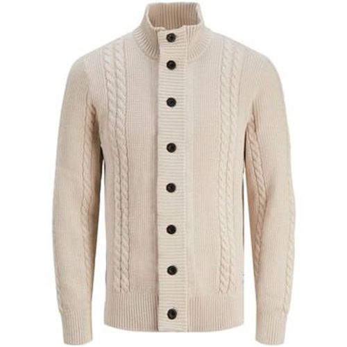 Pull 12242947 GRID CABLE CARDIGAN-MOONBEAM - Jack & Jones - Modalova