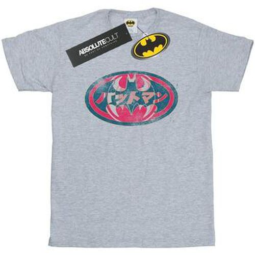 T-shirt Batman Japanese Logo Red - Dc Comics - Modalova
