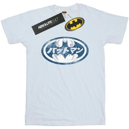 T-shirt Batman Japanese Logo White - Dc Comics - Modalova