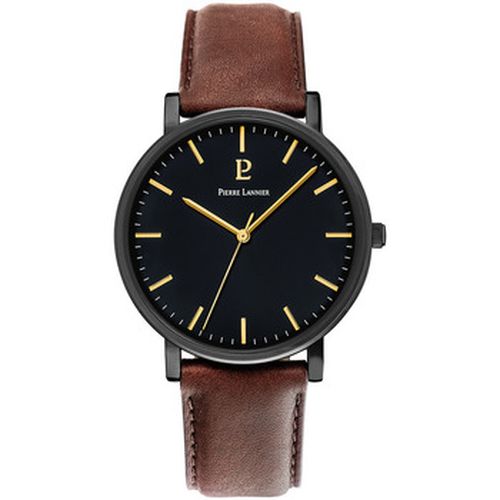 Montre ESSENTIAL Cadran Bracelet Cuir Brun - Pierre Lannier - Modalova