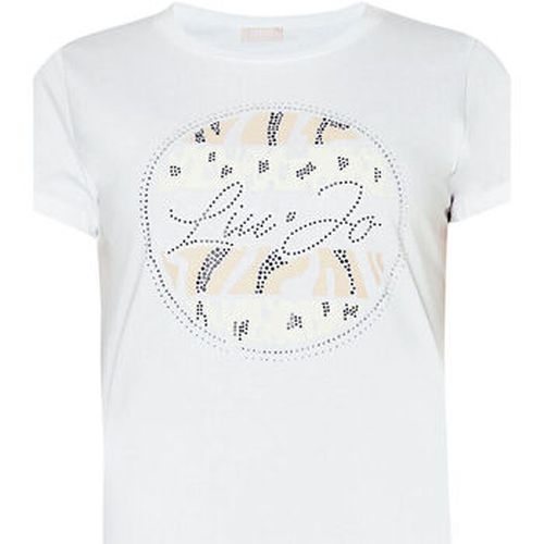 T-shirt T-shirt avec logo et strass - Liu Jo - Modalova