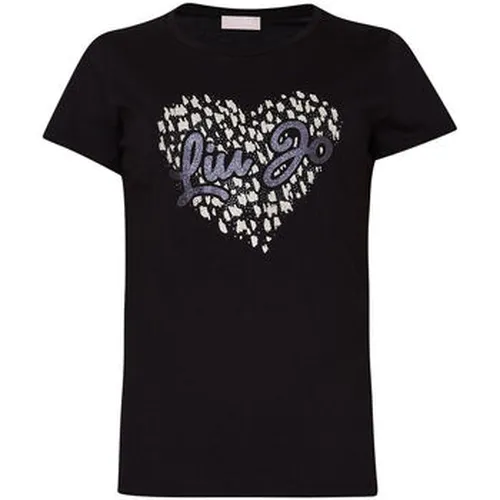 T-shirt T-shirt avec cœur et strass - Liu Jo - Modalova