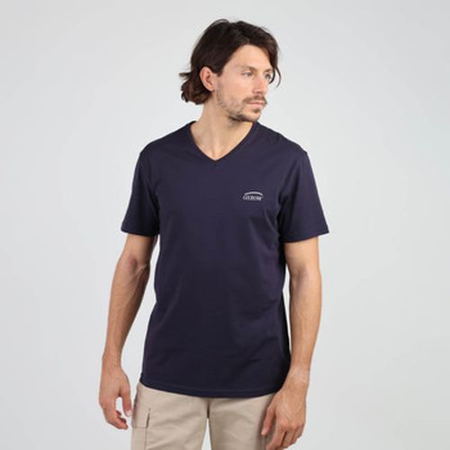 T-shirt Tee shirt uni col V logo poitrine TIVEGA - Oxbow - Modalova