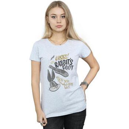 T-shirt Bugs Bunny Rub Me The Wrong Way - Dessins Animés - Modalova