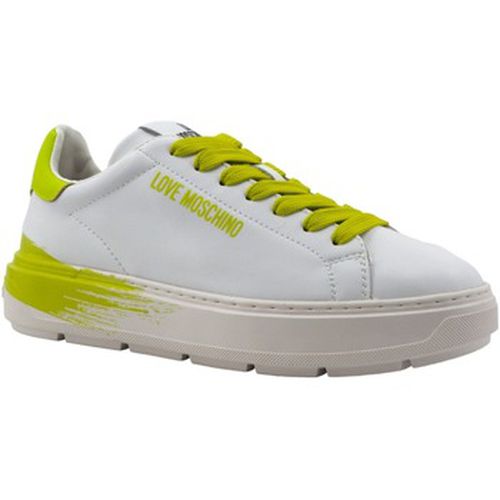 Bottines Sneaker Donna Bianco Lime JA15254G1IIDB10D - Love Moschino - Modalova