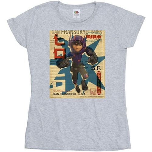 T-shirt Big Hero 6 Baymax Hiro Newspaper - Disney - Modalova