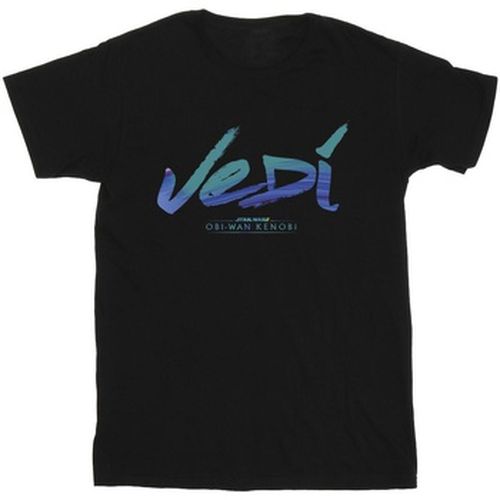T-shirt Obi-Wan Kenobi Jedi Painted Font - Disney - Modalova