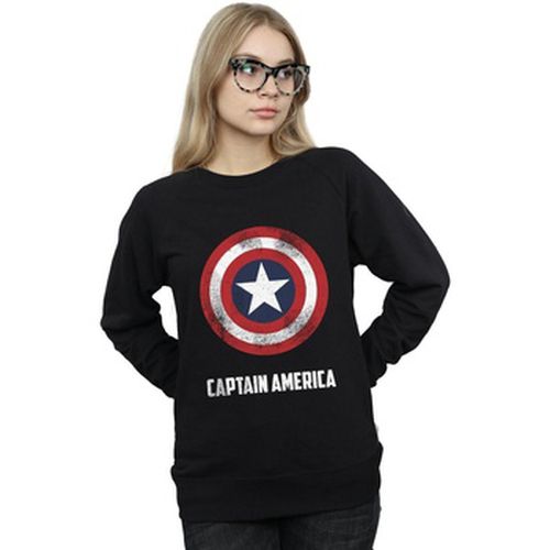 Sweat-shirt Captain America Shield Text - Marvel - Modalova