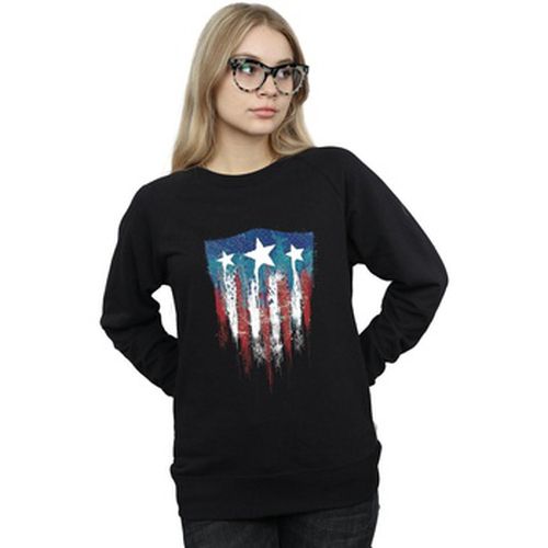 Sweat-shirt Captain America Flag Shield - Marvel - Modalova