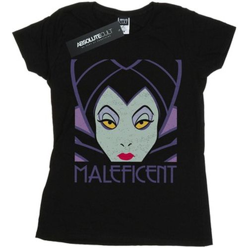T-shirt Maleficent Cropped Head - Disney - Modalova