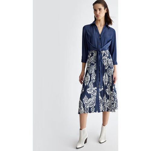 Robe Robe chemisier en toile denim et satin - Liu Jo - Modalova