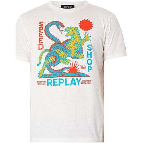 T-shirt Replay T-shirt graphique - Replay - Modalova