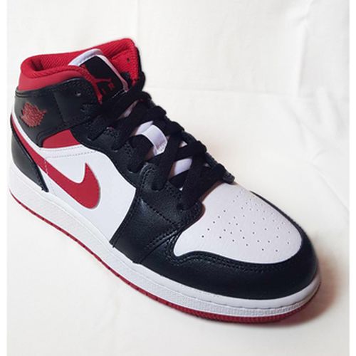 Chaussures Jordan 1 Mid Gym Red Black White (GS) - DJ4695-122 - Taille : 36 - Nike - Modalova